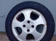 Grajewo ogłoszenia: Sprzedam tanio komplet kół zimowych felgi aluminiowe do opla... - zdjęcie