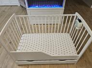 Grajewo ogłoszenia: Sprzedam łóżeczko dziecięce w rozmiarze 120x60 cm wraz z... - zdjęcie